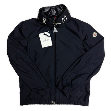 The front of the Moncler Beid Navy Jacket.