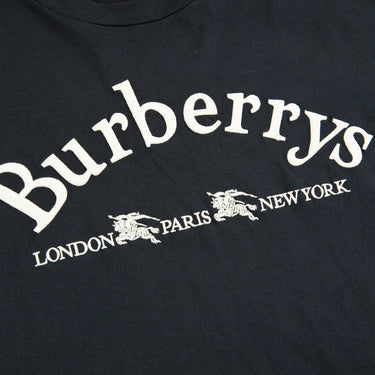 The front logo of the Burberry Archive Black T-Shirt.