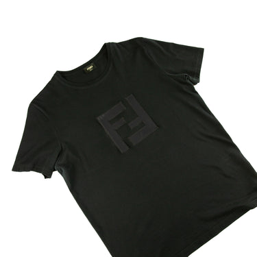 The flatlay of the Fendi FF T Shirt Black.
