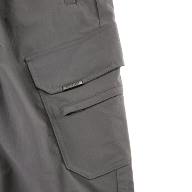 The pocket of the Represent Grey Cargo Trousers.