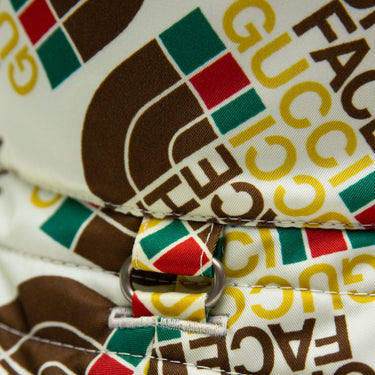 The logo of the Gucci x The North Face Bucket Hat.