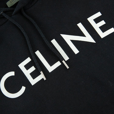 The logo of the Celine Logo Black Hoodie.
