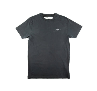The front of the Off-White 2013 Cutout Arrows Black T-Shirt.