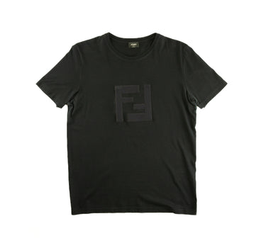 The front of the Fendi FF T Shirt Black.