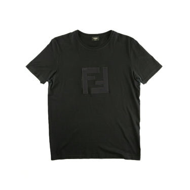 The front of the Fendi FF T Shirt Black.