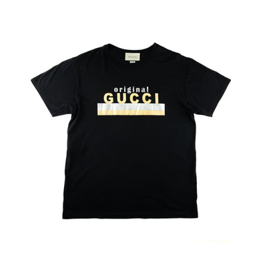 The front of the Gucci Original Gold Print T Shirt.