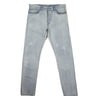 The front of Dior X Kenny Scharf Denim Jeans in blue.