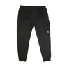 The front of the C.P. Company Navy Lens Sweatpants.