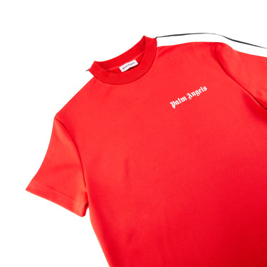 The flat of the Palm Angels Red T Shirt.