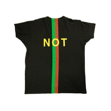 The back of the Gucci Fake Not Black T Shirt.