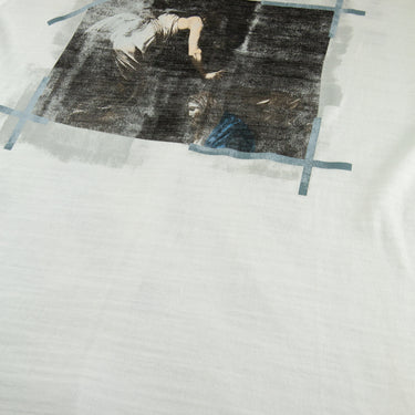 The logo of the Off-White Caravaggio White T Shirt.