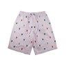The front of the Burberry Monogram Embroidered Pink Shorts.