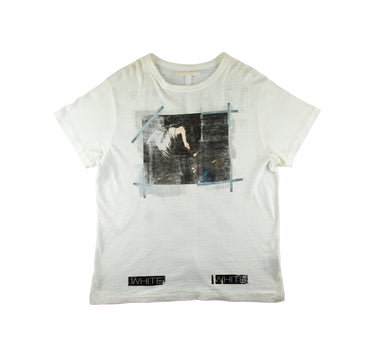 The front of the Off-White Caravaggio White T Shirt.