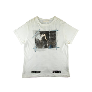The front of the Off-White Caravaggio White T Shirt.