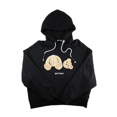 The front of the Palm Angels Kill The Bear Black Hoodie.