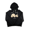 The front of the Palm Angels Kill The Bear Black Hoodie.