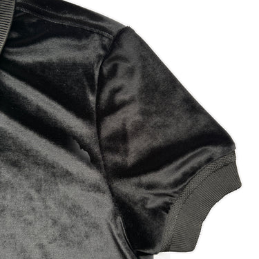 The sleeve of the Tom Ford Black Velour Polo Shirt.