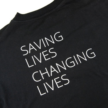 The back of the Balenciaga World Food Programme T Shirt.