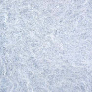 The texture of the Cole Buxton Baby Blue Alpaca Crew Knit Sweat.