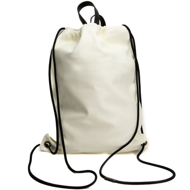 The back of the Maison Margiela Glam Slam Drawstring Backpack.