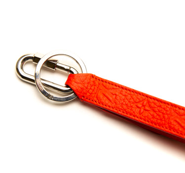 The buckle of the Louis Vuitton Red Harness Dragonne Bag Charm.