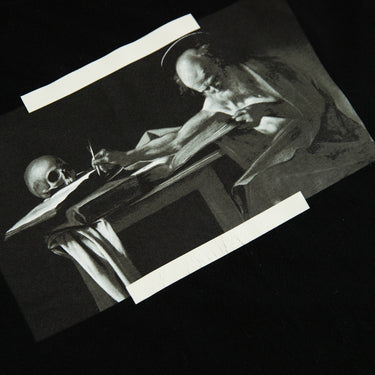 The print of the Off-White Caravaggio Black Long Sleeve T-Shirt.