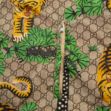 The print of the Gucci Tiger Windbreaker.