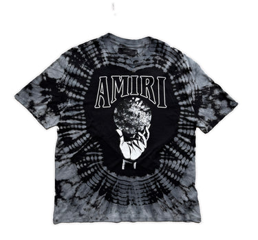 The front of the Amiri Crystal Ball Tie Dye T Shirt.