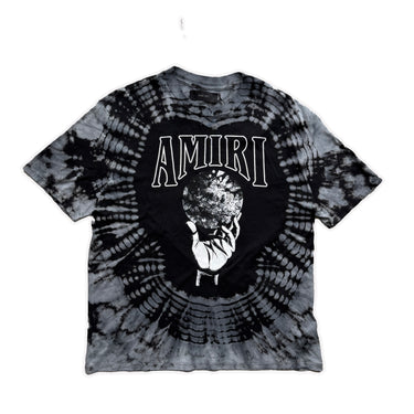 The front of the Amiri Crystal Ball Tie Dye T Shirt.