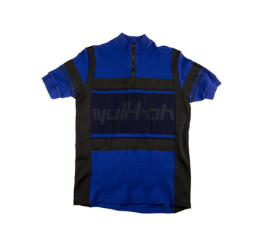 The front of the Louis Vuitton Jacquard Blue Cycling Top.