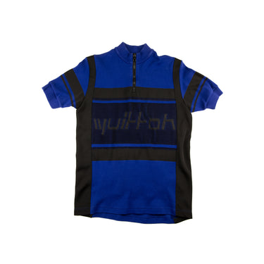 The front of the Louis Vuitton Jacquard Blue Cycling Top.