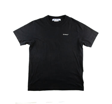 The front of the Off-White Caravaggio Arrows Black T Shirt.
