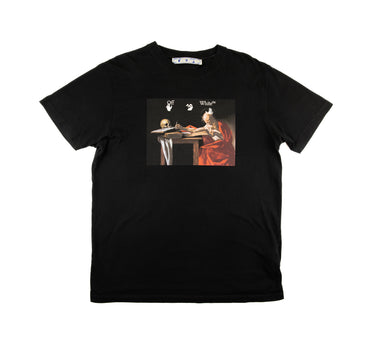 The front of the Off-White Caravaggio Black T Shirt.
