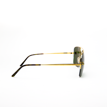 The side of the Cartier CT0244S 002 Sunglasses showing its elegant design in green.