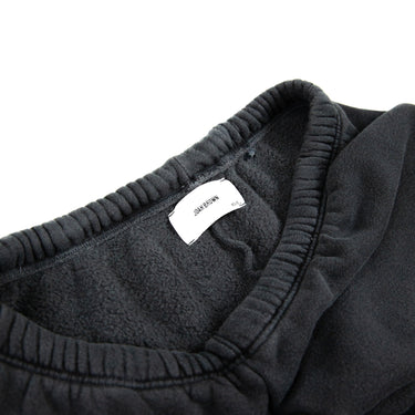 The Joah Brown LA Grey Sweatpants inside label.