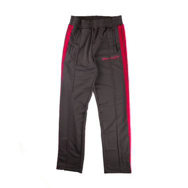 The front of the Palm Angels Grey & Pink Sweatpants.