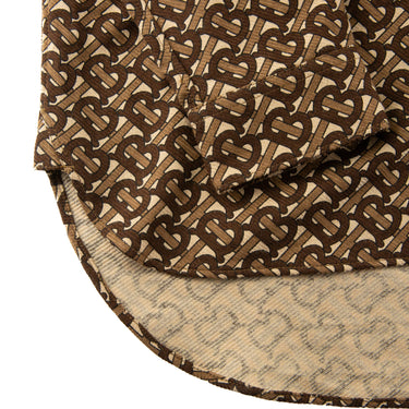 The print of the Burberry TB Monogram Overshirt Jacket.