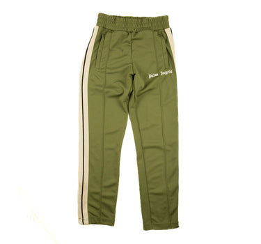 The front of the Palm Angels Khaki Sweatpants S.