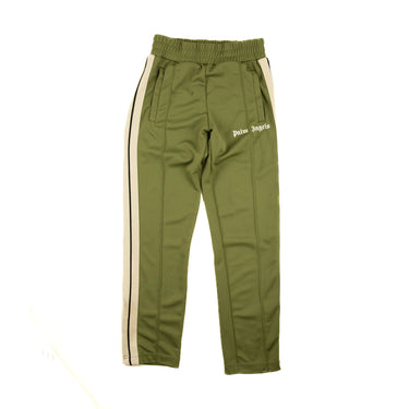 The front of the Palm Angels Khaki Sweatpants S.