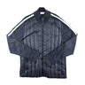 The front of the Moncler Navy Stripe Maglia Tricot Full Zip.
