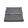 The front of the Louis Vuitton Grey Monogram Scarf.