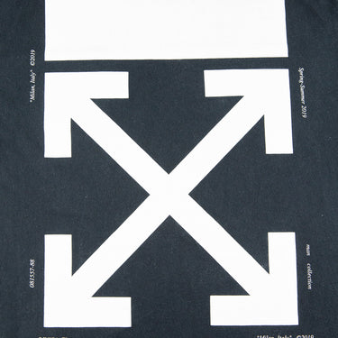 The logo of the Off-White Kiss Black T Shirt.
