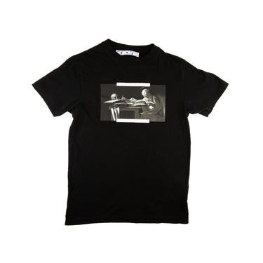 The front of the Off-White Black Caravaggio T Shirt.