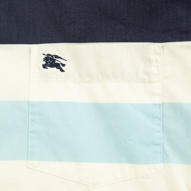 The logo of the Burberry Striped Short Sleeve Shirt.