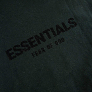 The logo of the Fear Of God ESSENTIALS Stretch Limo Hoodie S.