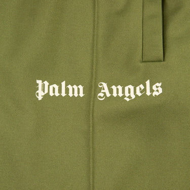 The logo of the Palm Angels  Khaki Sweatpants S.