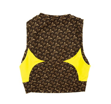 The back of the Burberry All-Over Monogram Vest.