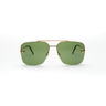 The front of the Cartier CT0244S 002 Sunglasses in green.