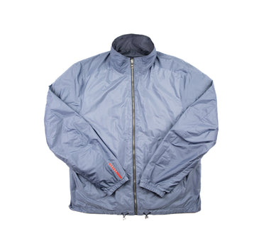 The front of the Prada Light & Dark Blue Reversible jacket.
