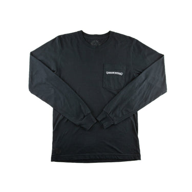 The front of the Chrome Hearts Los Angeles Shoulder Logo Black Long Sleeve.